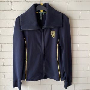 Lauren Active Ralph Lauren high neck zip up jacket logo vintage